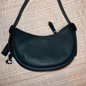 Coach Luna Shoulder Bag/ pebble leather/color  “Forest”